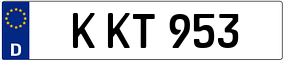 Truck License Plate